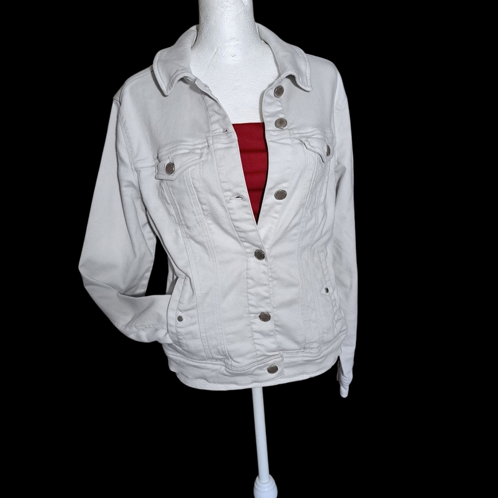 Offers✅️LIVERPOOL Jean Jacket with Side Pockets❤️❤️❤️❤️